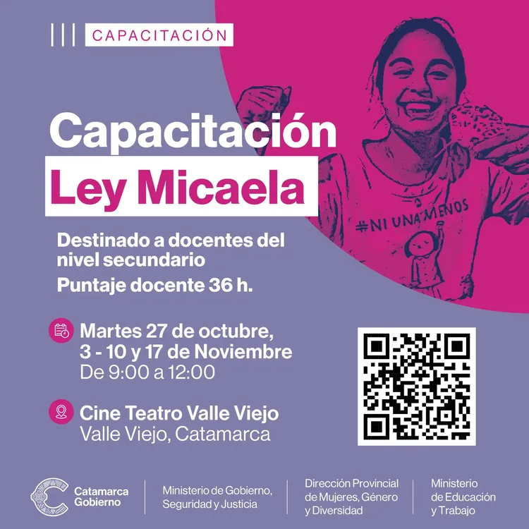 Catamarca impulsa capacitación en Ley Micaela