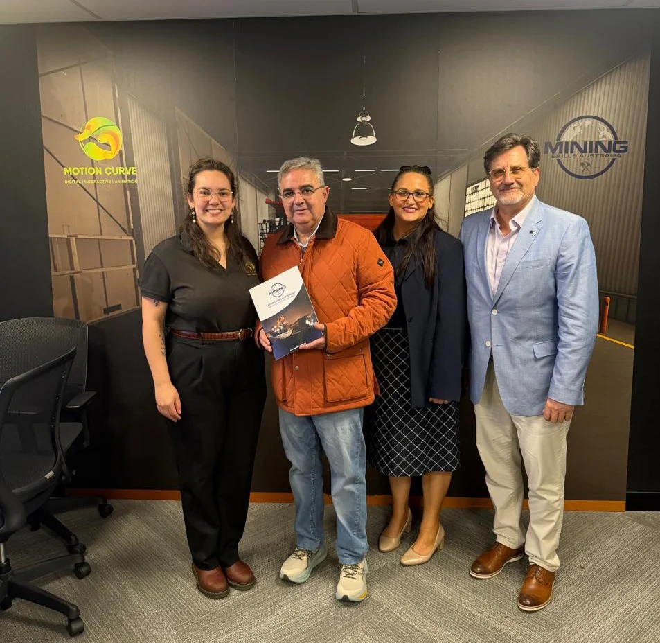 Raúl se reunió con empresa australiana especializada en capacitación minera